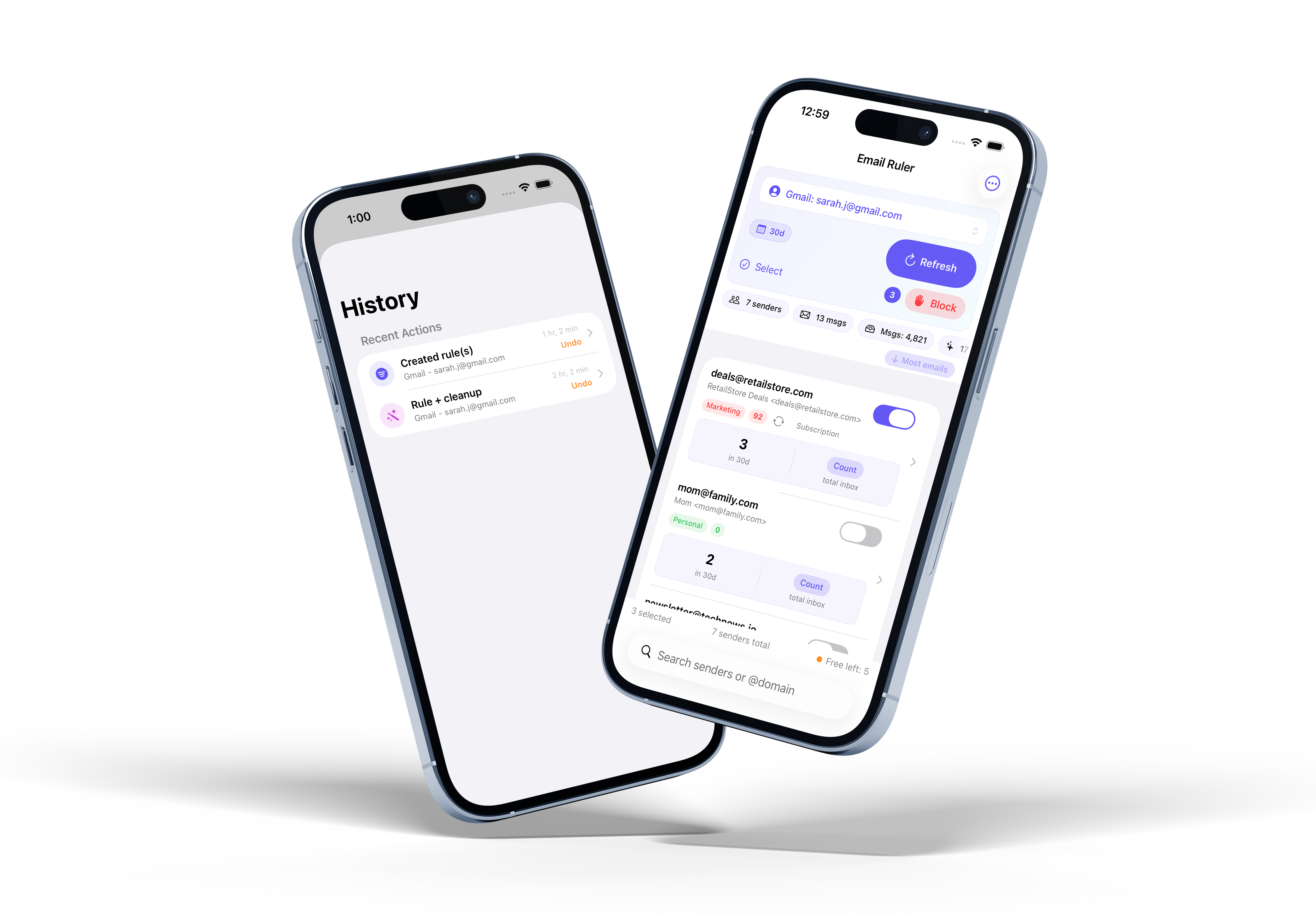 Email Ruler app screenshot
