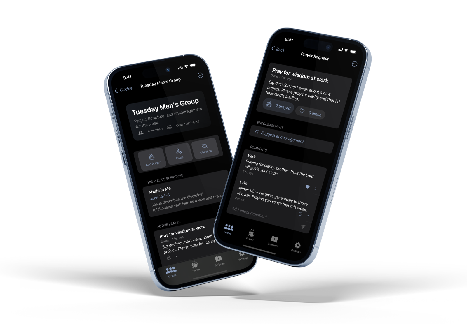 Faith Circles app screenshot