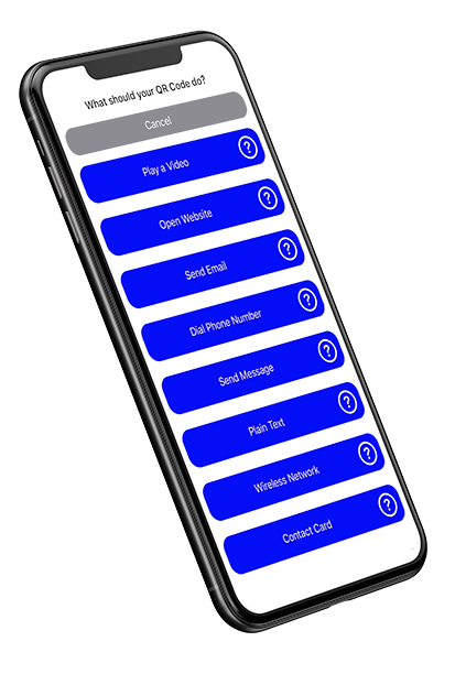QRPics QR code design options
